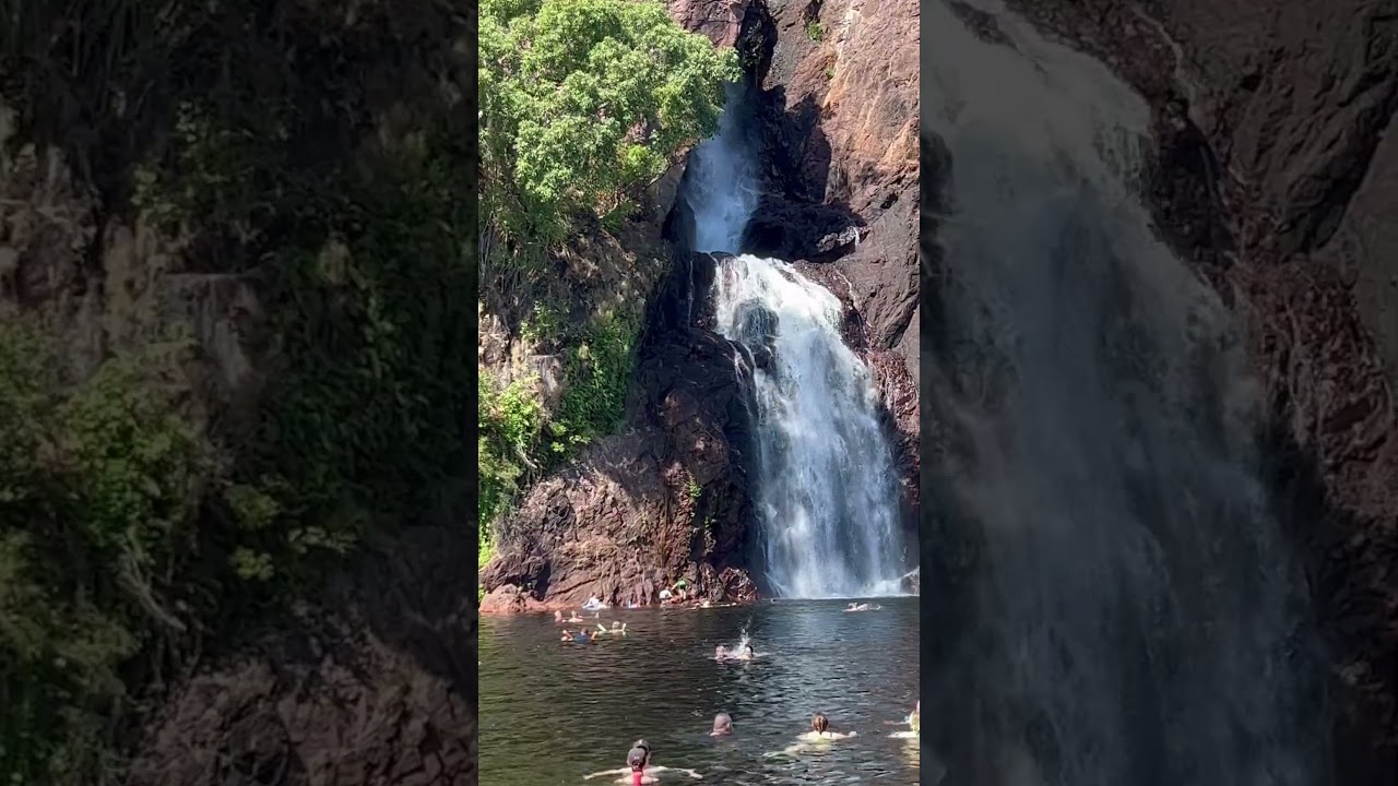 If you live in Darwin do not swim in this water hole there are crocodiles.🐊😳😥😵