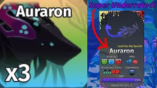 Kosing as the UNDERRATED semi-aquatic, Auraron in Creatures of Sonaria! - (Feat. Memrman19)