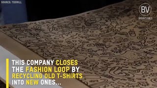 Recycling old T-shirts into new ones