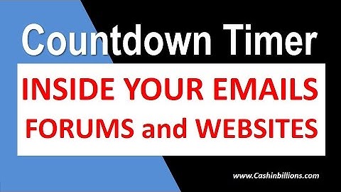 Email Countdown Timer | Email Countdown | Motion Mail Increase Click Through Rate