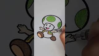 #greentoad #supermariobros #supermario #mariokart #toad #shorts #coloring #satisfying #art #viral Net Worth