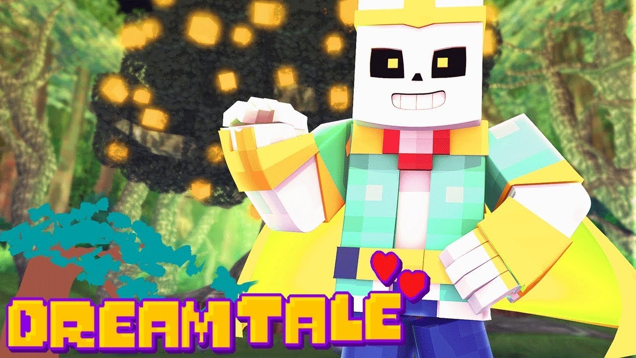 DREAM SANS & NIGHTMARE SANS! Minecraft DREAMTALE! UNDERTALE AU (Minecraft  Undertale Minigame) 