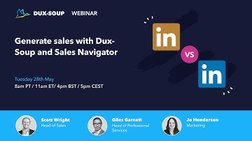 Generate sales with Dux Soup and Sales Navigator