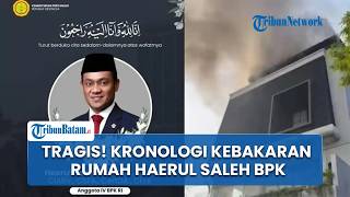 Chronology of Haerul Saleh's House Fire: Member IV of the Indonesian Audit Board Dies, Fire Sudde...