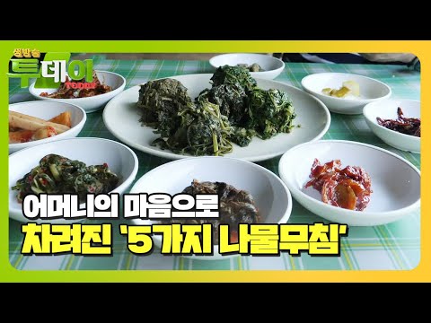 어머니의 마음으로 차려진 자연 그대로 담은 ‘5가지 나물 무침’ㅣ생방송 투데이(Live <strong>Today</strong>)ㅣSBS <strong>Story</strong>