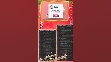 How to Create Santa Claus Animation Using HTML and CSS🎅 #santaclaus #cssanimation