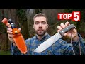 TOP 5 Cuchillos De Supervivencia Y Bushcraft 🔪🔥 Mis Favoritos