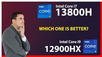 INTEL Core i7 13800H vs INTEL Core i9 12900HX Technical Comparison