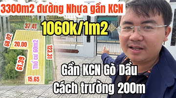 3300m2 mặt tiền nhựa thổ cư gần trường khu công nghiệp chỉ 1 triệu 060 nghìn mét vuông