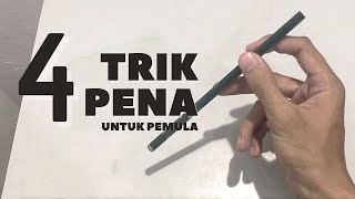 Pen Spinning Video - 4 Basic Trick Tutorial By GunturKH