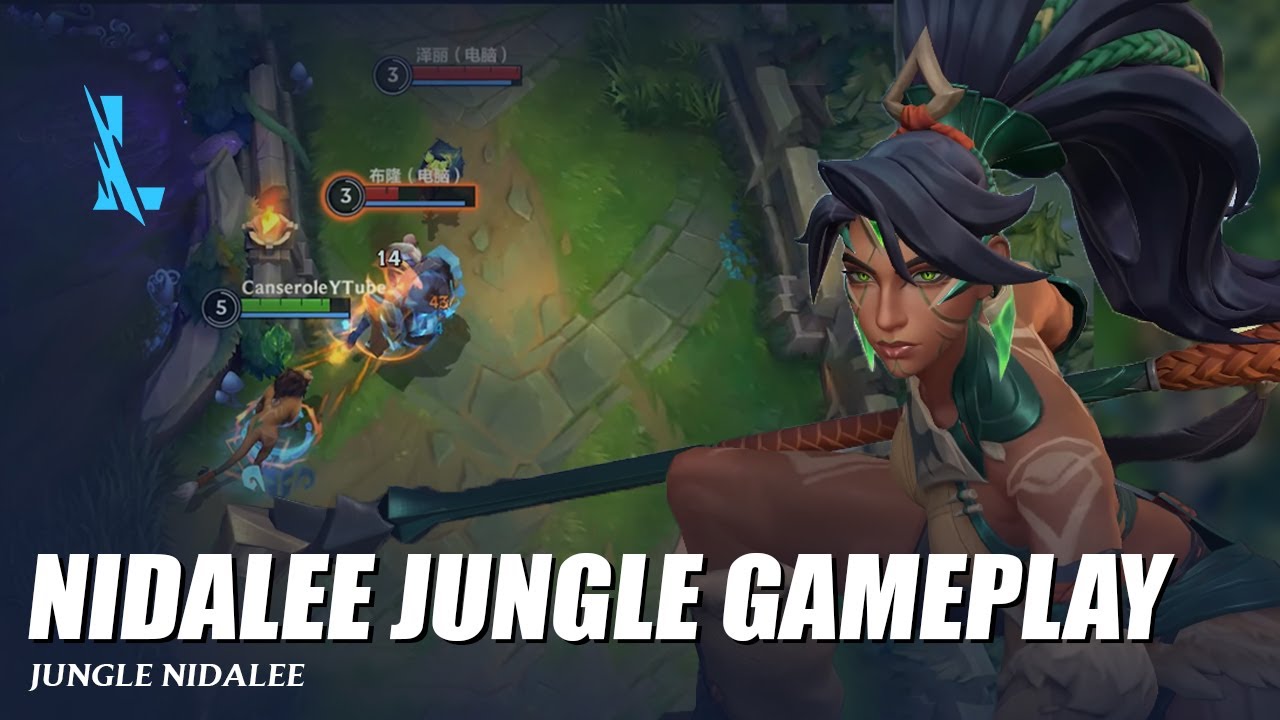 Nidalee Jungle Gameplay - Wild Rift