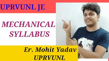 UPRVUNL JE MECHANICAL SYLLABUS