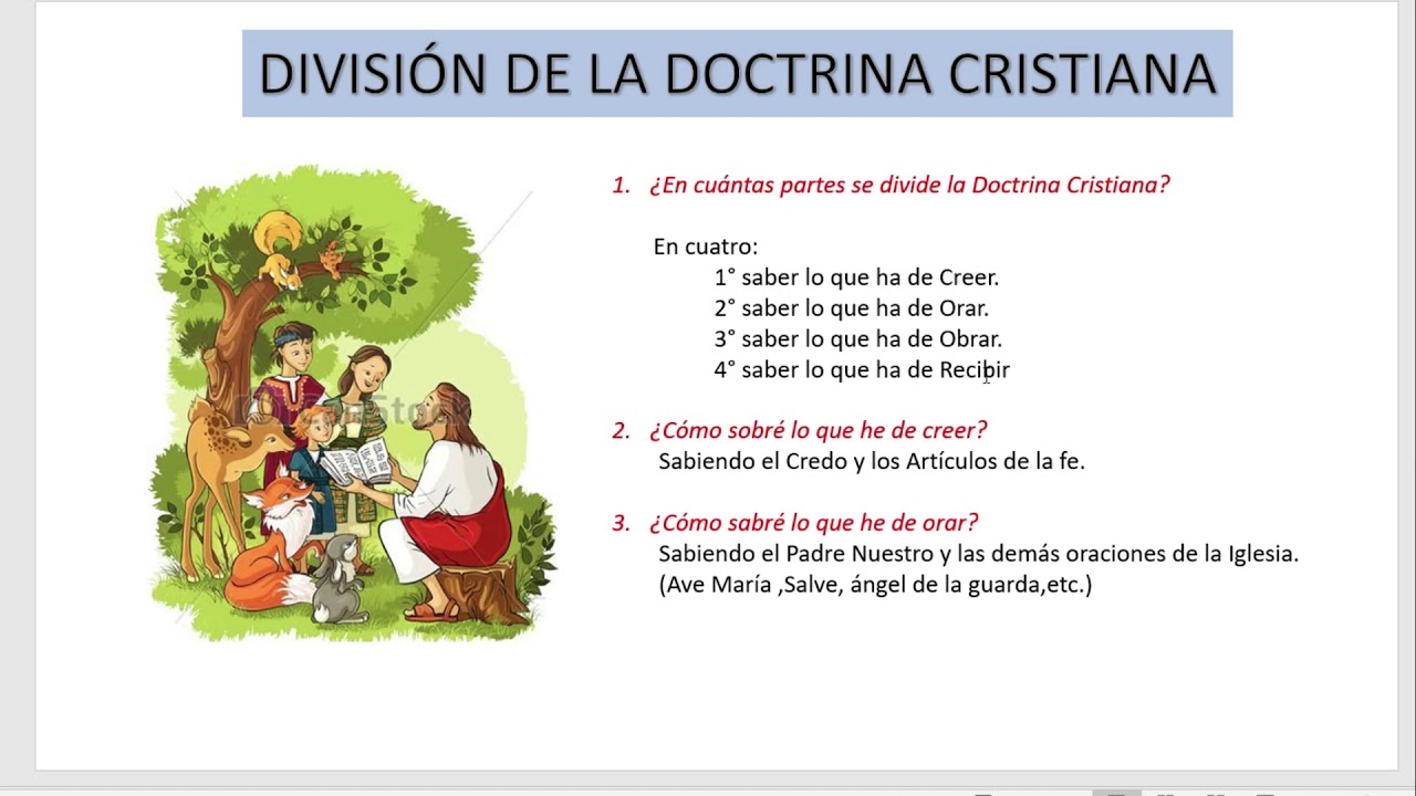 Lección 3 División de la doctrina cristiana Clase virtual 21 05 2020 -  YouTube
