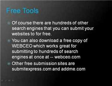 Overview of Free Websites Submission in Search Engines