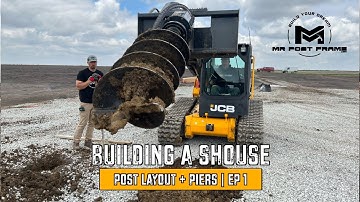 Building a Shouse | Column Layout + Piers | Ep 1