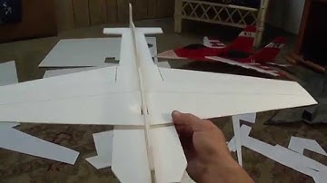 Part # 2 of 3 Profile 3D plane. Cutting and assembling (PDF) plans. foamconceptjets.com