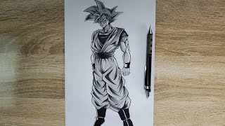 How To Draw Goku Super Saiyan God Kamehameha  Dragon Ball Super #drawing  #animedrawing 