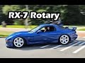 Mazda RX-7 Turbo Rotary Engine Sound (Accelerations)