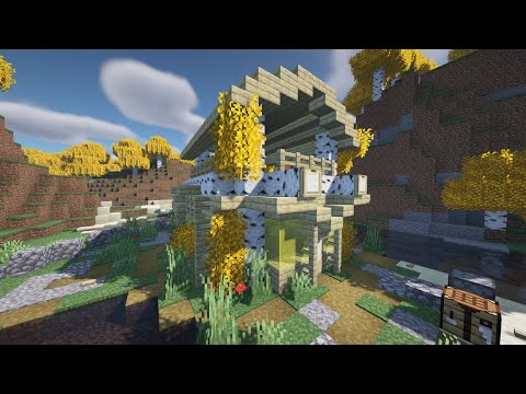 Tutorial Bikin Rumah Birch Biome - Minecraft MINGGU KREATIF