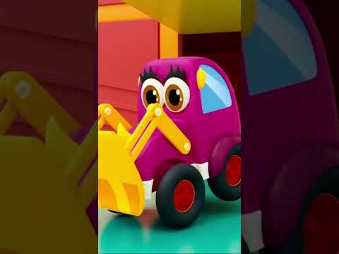 Автобус в пути, бульдозер в деле! 🚌🚜 #детскиепесни #песенкидлямалышей #машинкидлядетей