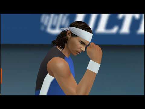 SMASH COURT TENNIS 3 PSP GAMEPLAY  - RAFAEL NADAL VS ROGER FEDERER  Australia open