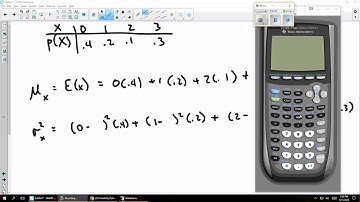 Mean and Variance of a Discrete Probability Distribution