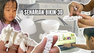 Daily Routine Zaras Cute Family  Kenzos Day Of Creating With 3d Printer