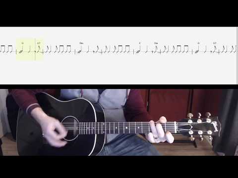 Brother Down (Chords and Strumming) Watch and Learn Guitar Lesson for Beginners