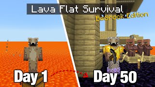 I Survived on a Lava Flat World with Nothing but... a Bonus Chest! #Part 1🔥 screenshot 4