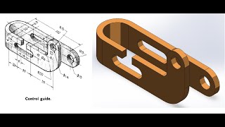 Control Guide in SolidWorks | SolidWorks Tutorial | Part Design | Part No.#37