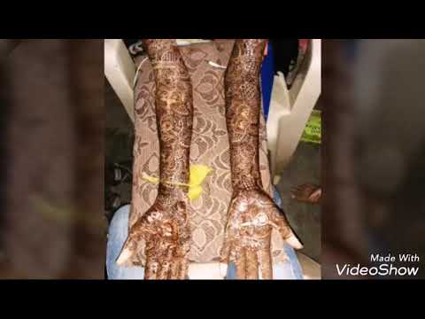 Vicky Rathod Vicky Rathod mehandi diseinar - YouTube
