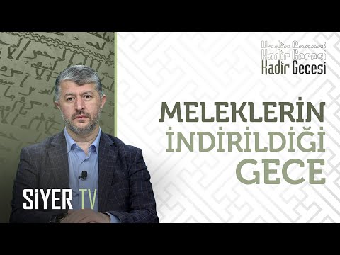 1. Meleklerin İndirildiği Gece / Muhammed Emin Yıldırım (H.1429 / M.2008 Kadir Gecesi Programı)