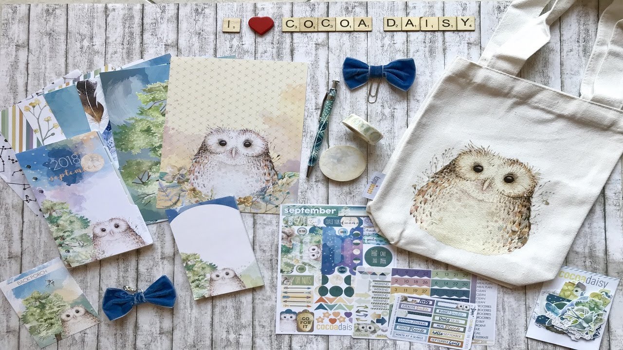 Cocoa Daisy Planner kit - settembre 2018