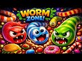 Worm zone gameplay || no commentry || worm zone gameplay video || gaming video || punjab broz #games