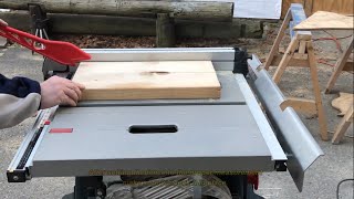 How to use a Table Saw for beginners featuring The Bosch 4100 (Diy Tool School Episode #5)