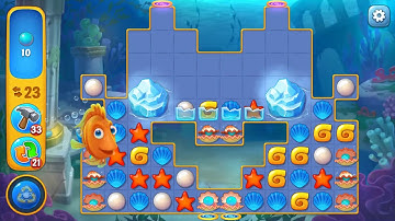 Fishdom level 1132 Gameplay (iOS Android)