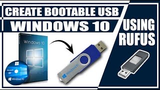 how to make windows 10 bootable usb | using rufus