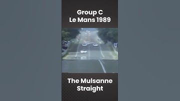 Group C Prototypes Flying Down The Hunaudieres - Le Mans 1989 #shorts