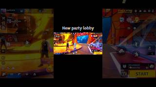 new party lobby ob update ine free fire #event  #ffevent #ob54update