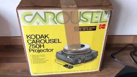Kodak Slide Carousel 750H Projector