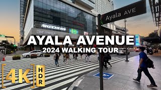 Walking at the Famous Business District of Makati in 2024! | Ayala Avenue Walking Tour | Philippines