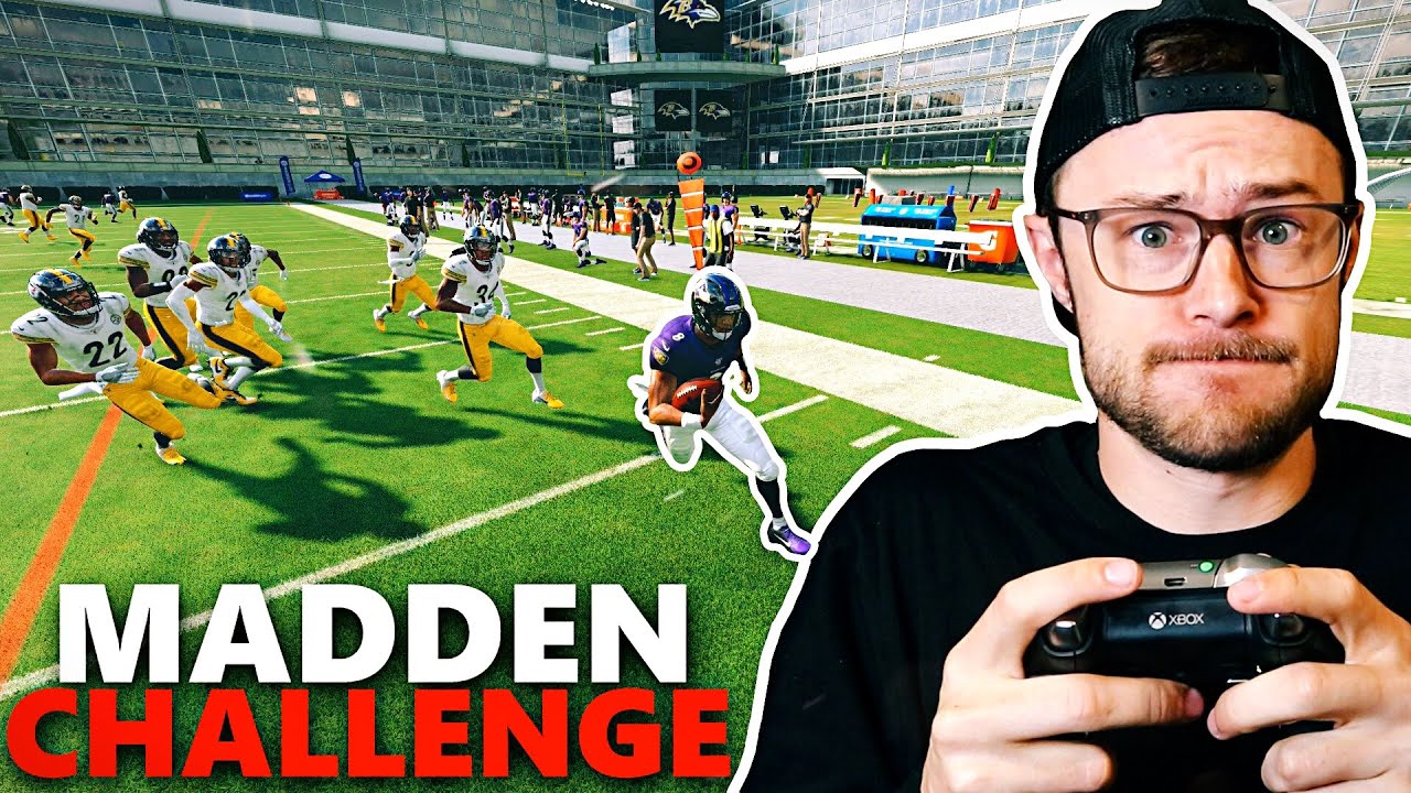 Madden 21 Lamar Jackson 1 Vs 11 Brick Wall Challenge!!