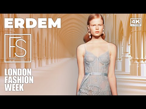 ERDEM SS 23 | London Fashion Week | The British Museum | 4K UHD | Restoration and preservation FS TV
