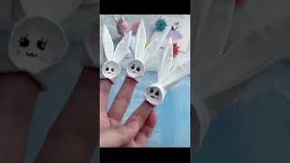 A good idea to make a rabbit napkin