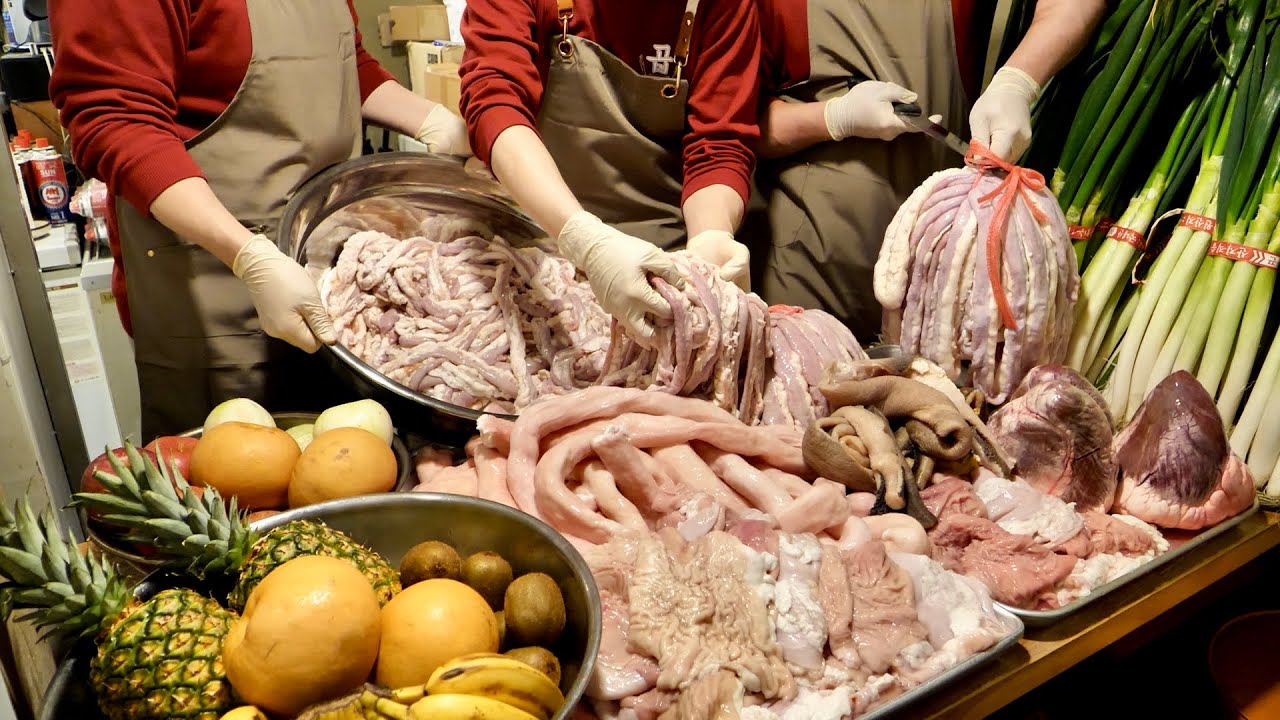 корейская еда Говяжий кишечник, Гопчан, Дэчан, Макчан, корейская уличная еда