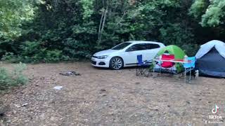 Volkswagen Scirocco ile Kamp Resimi