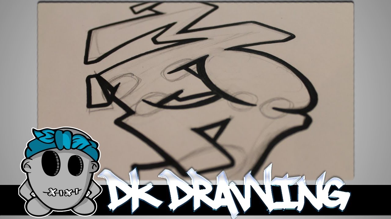 How to write graffiti letters tutorial