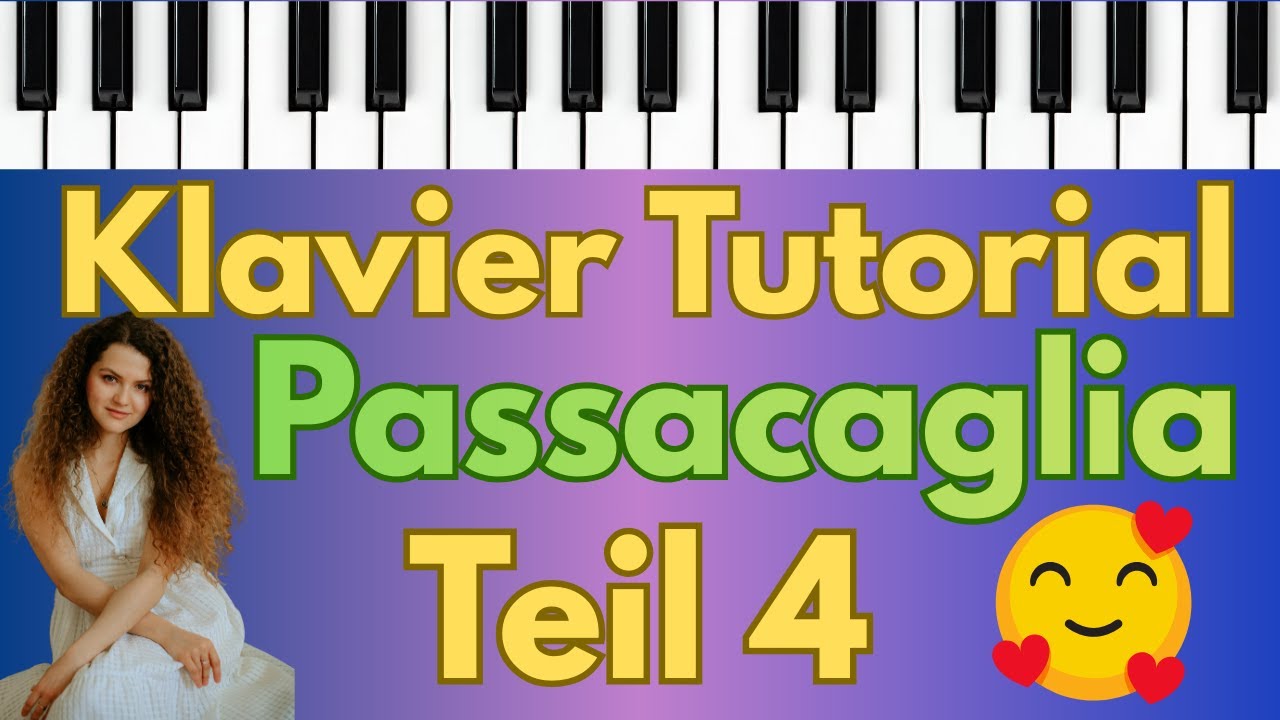 🎹 Passacaglia Händel ❤️ Rechte Hand 🎹 Piano-Tutorial (Takte 9–16)