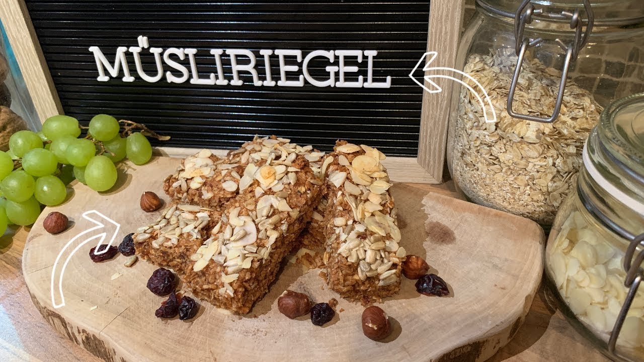 THERMOMIX Rezept - Müsliriegel selber machen - Low Waste DIY