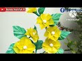 Yellow Flowers Making from Plastic Bag l DIY flower l Cara membuat bunga kerajinan